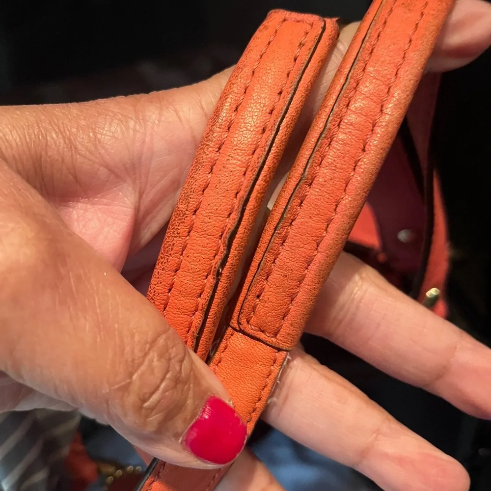 Coach Pink and Orange Women's Bag - Picture 14 of 17